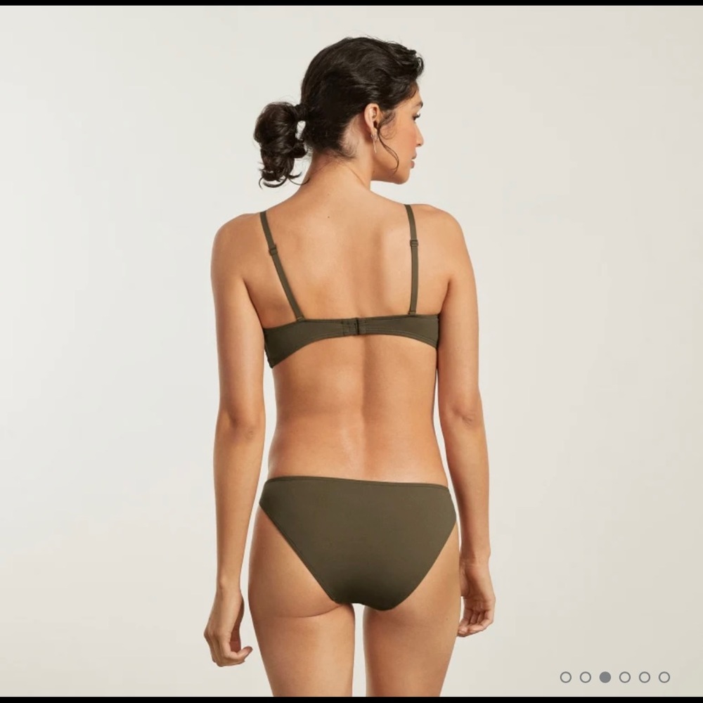 Everlane Square Neck Bikini Top & The Bikini Bottom in Beech